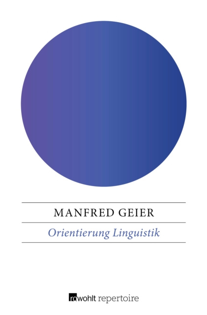 E-kniha Orientierung Linguistik Manfred Geier