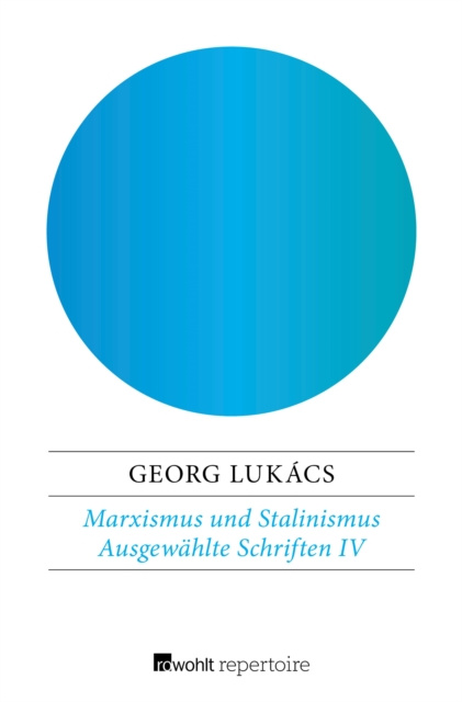 E-kniha Marxismus und Stalinismus Georg Lukacs