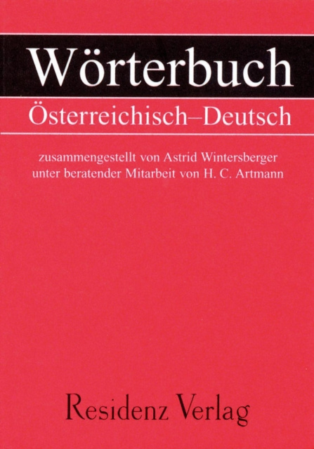 E-kniha Worterbuch Osterreichisch - Deutsch H.C Artmann