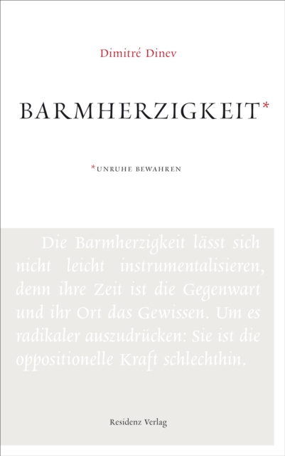 E-book Barmherzigkeit Dimitre Dinev