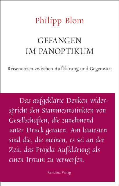 E-kniha Gefangen im Panoptikum Philipp Blom