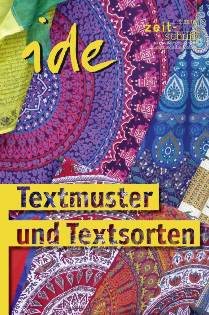 E-kniha Textmuster und Textsorten ide - informationen zur deutschdidaktik