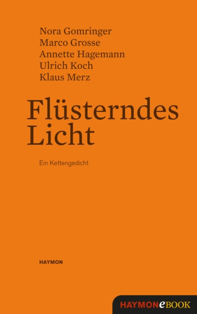 E-kniha Flusterndes Licht Nora Gomringer