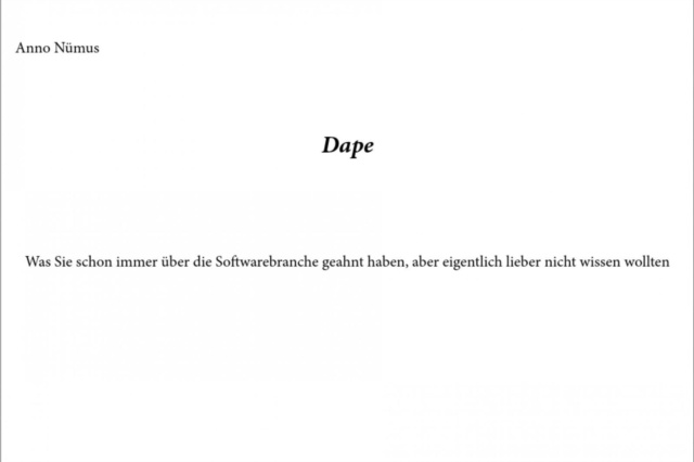 E-knjiga Dape Harald Kellerwessel
