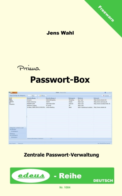 E-knjiga PRIMA Passwort-Box Jens Wahl