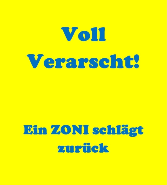 E-knjiga VOLL VERARSCHT Ein NIEMAND