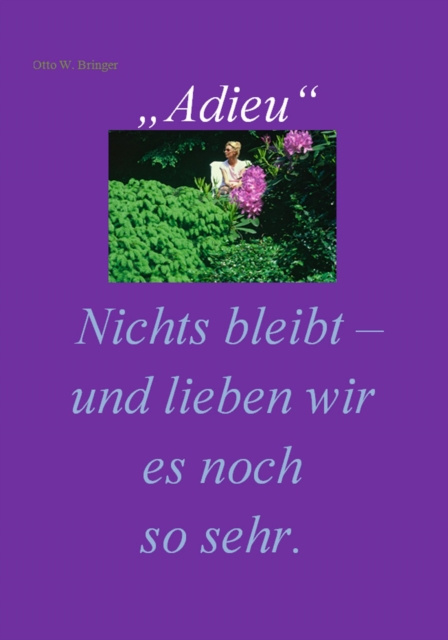 E-knjiga Adieu Otto W. Bringer