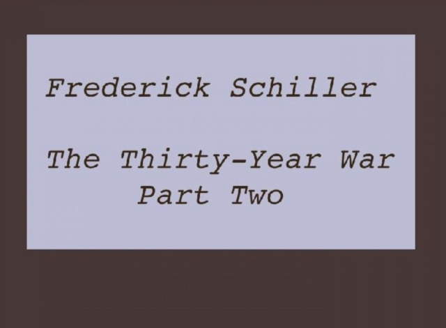 E-book Thirty-Year War Part Two Frederick Schiller