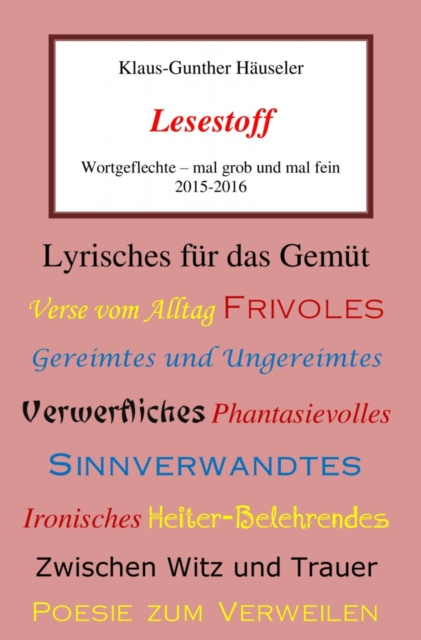 E-knjiga Lesestoff Klaus-Gunther Hauseler