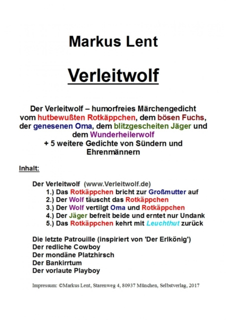 E-knjiga Verleitwolf Markus Lent