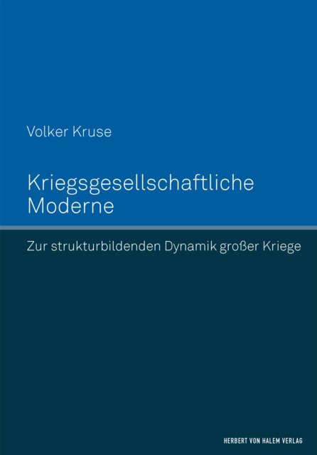 E-Book Kriegsgesellschaftliche Moderne Volker Kruse