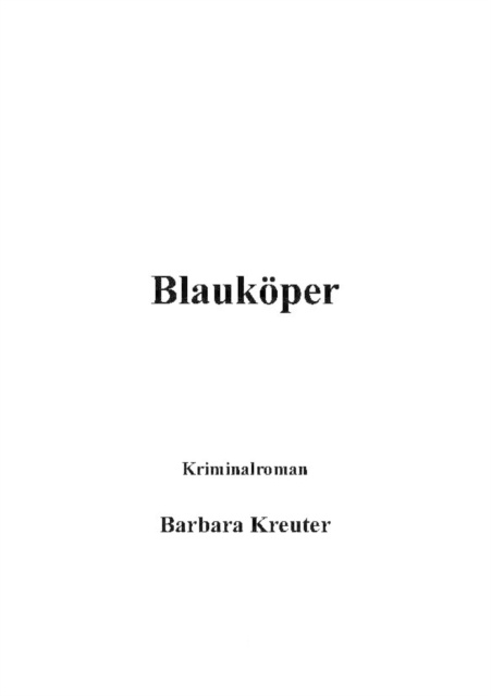 E-book Blaukoper Barbara Kreuter