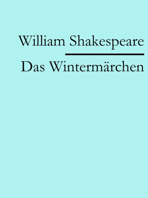 E-knjiga Das Wintermarchen William Shakespeare