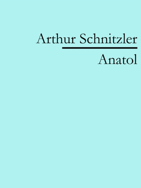 E-kniha Anatol Arthur Schnitzler