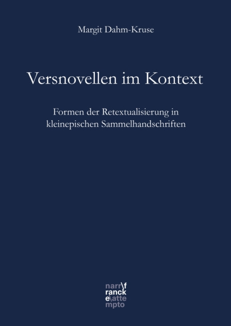 E-knjiga Versnovellen im Kontext Margit Dahm-Kruse