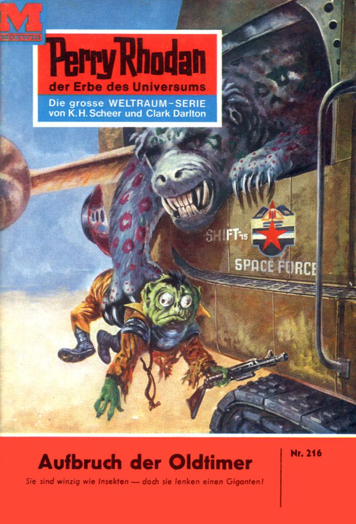 E-knjiga Perry Rhodan 216: Aufbruch der Oldtimer William Voltz
