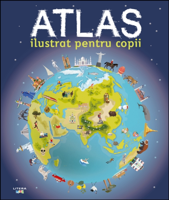 E-book Atlas ilustrat pentru copii Andrew Brooks