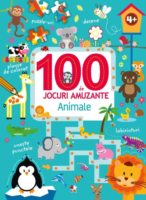 E-kniha 100 de jocuri amuzante. Animale Litera Media Group