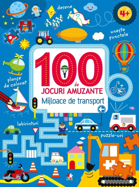 E-kniha 100 de jocuri amuzante. Mijloace de transport Litera Media Group