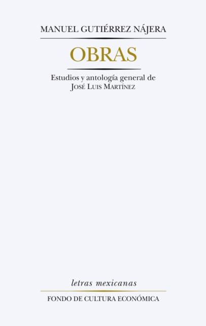 E-book Obras Manuel Gutierrez Najera