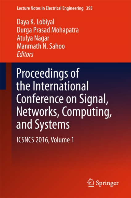 E-kniha Proceedings of the International Conference on Signal, Networks, Computing, and Systems Daya K. Lobiyal