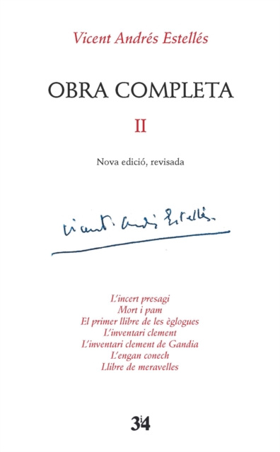 E-book Obra completa, 2 Vicent Andres Estelles