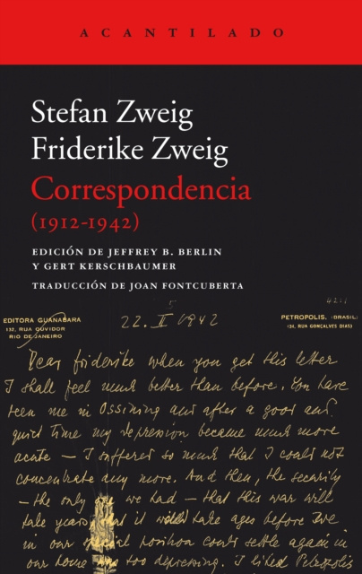 E-book Correspondencia (1912-1942) Stefan Zweig