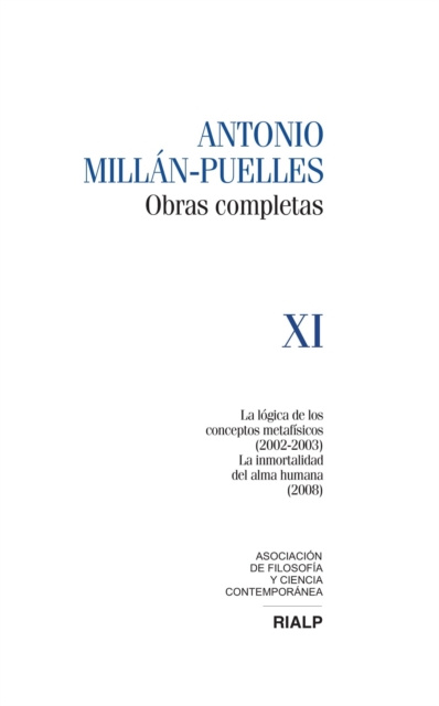 E-book Millan-Puelles Vol. XI Obras Completas Antonio Millan-Puelles