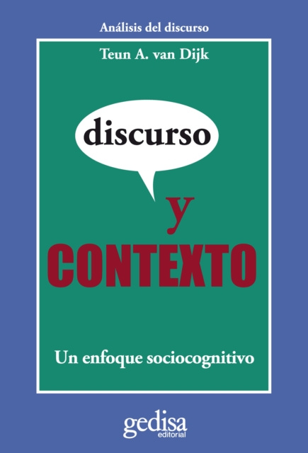 E-book Discurso y contexto Teun A.van Dijk