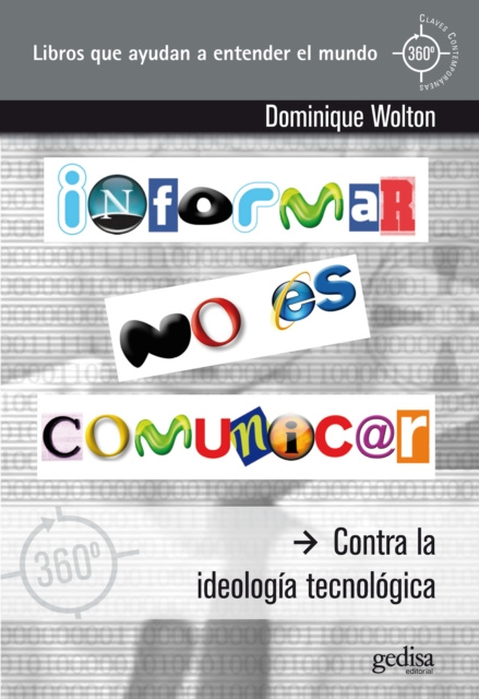 E-book Informar no es comunicar Dominique Wolton