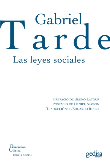 Livre numérique Las leyes sociales Gabriel Tarde