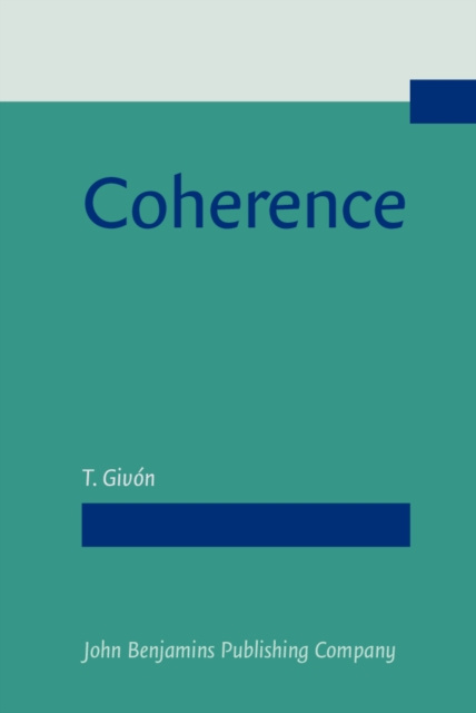 E-book Coherence Givon T. Givon