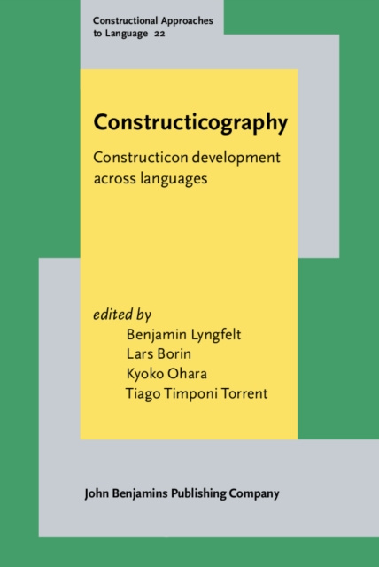 E-book Constructicography Lyngfelt Benjamin Lyngfelt