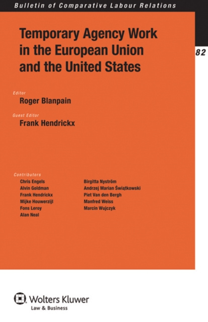 E-kniha Temporary Agency Work in the European Union and the United States Roger Blanpain