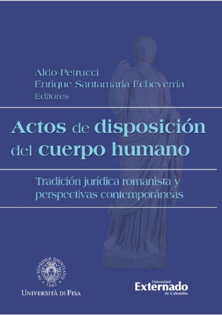 E-kniha Actos de disposicion del cuerpo humano Enrique Santamaria