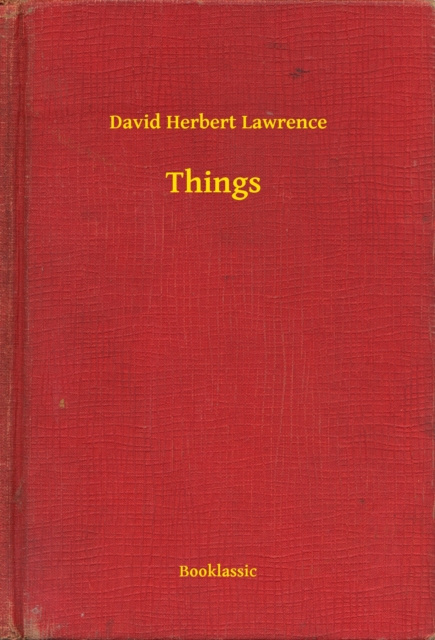 E-knjiga Things David Herbert Lawrence