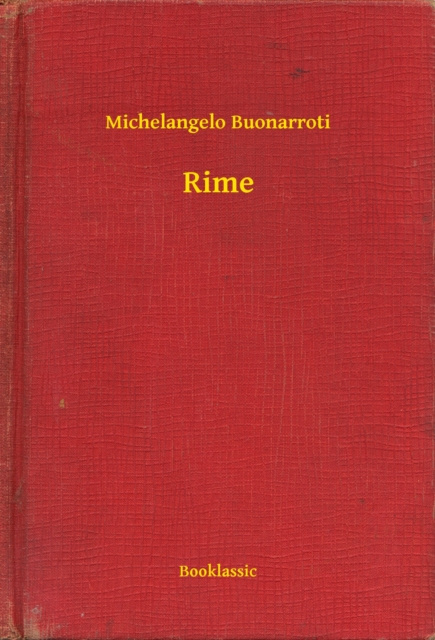 E-knjiga Rime Michelangelo Buonarroti