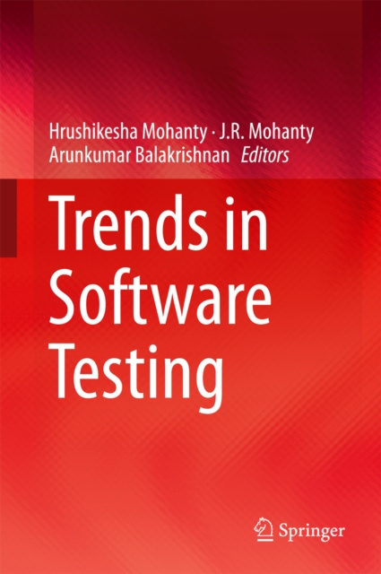 E-könyv Trends in Software Testing Hrushikesha Mohanty