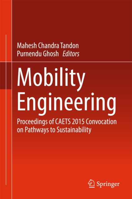 E-knjiga Mobility Engineering Mahesh Chandra Tandon
