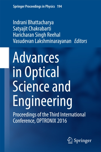 E-kniha Advances in Optical Science and Engineering Indrani Bhattacharya