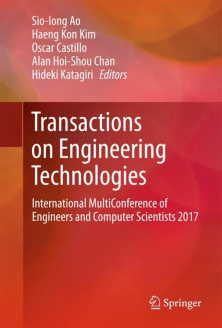 E-book Transactions on Engineering Technologies Sio-Iong Ao