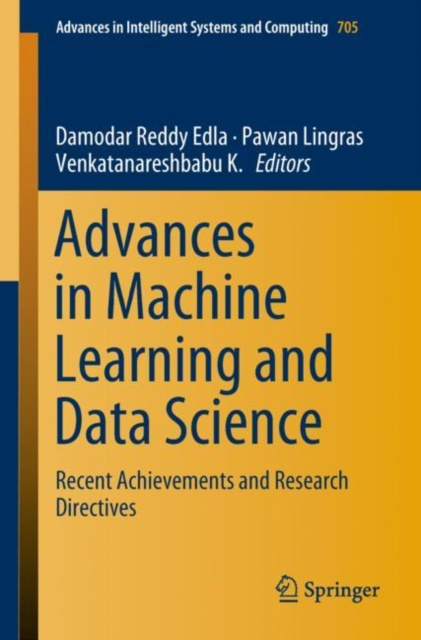 E-knjiga Advances in Machine Learning and Data Science Damodar Reddy Edla