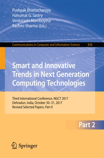E-book Smart and Innovative Trends in Next Generation Computing Technologies Pushpak Bhattacharyya