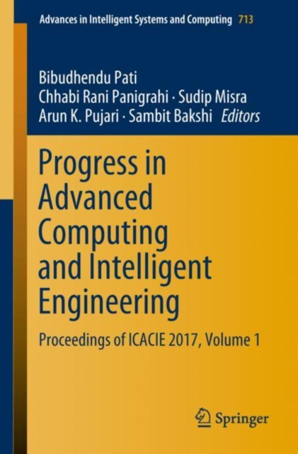 E-book Progress in Advanced Computing and Intelligent Engineering Bibudhendu Pati