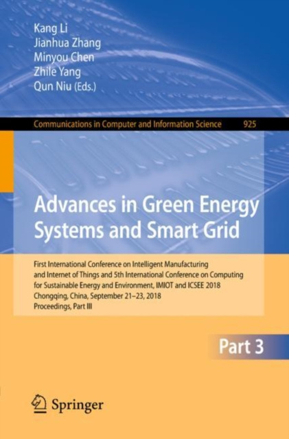 E-kniha Advances in Green Energy Systems and Smart Grid Kang Li