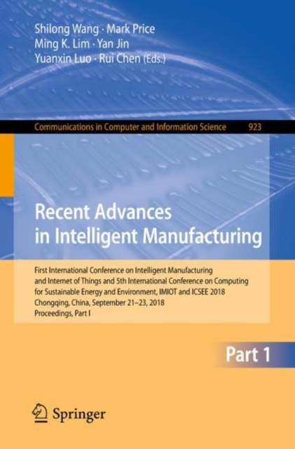E-kniha Recent Advances in Intelligent Manufacturing Shilong Wang