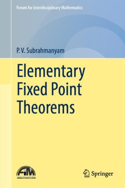 E-knjiga Elementary Fixed Point Theorems P.V. Subrahmanyam