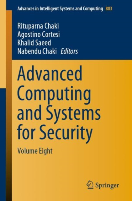 E-knjiga Advanced Computing and Systems for Security Rituparna Chaki