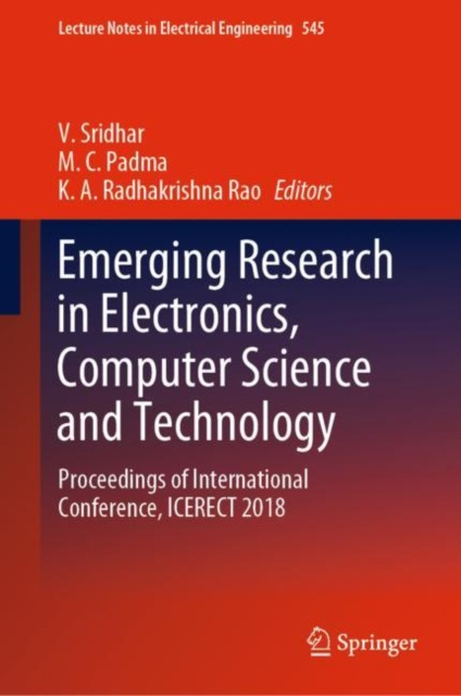 E-Book Emerging Research in Electronics, Computer Science and Technology V. Sridhar