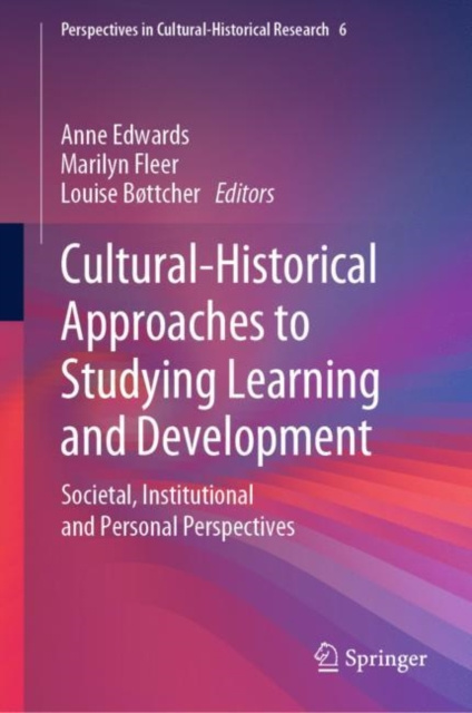 E-kniha Cultural-Historical Approaches to Studying Learning and Development Anne Edwards